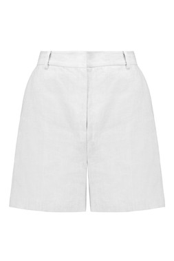 White Linen Co Ord Short