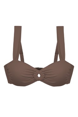 Mink Bandeau Bikini Top