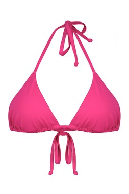 Pink Triangle Bikini Top