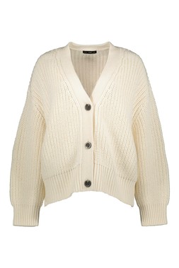 Cream Boxy Cardigan