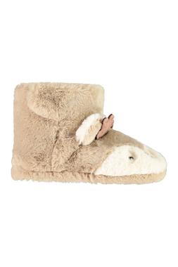 Brown Novelty Reindeer Slippers
