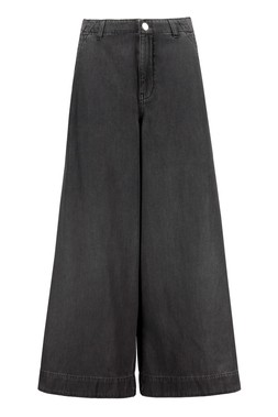 Black Super Wide Palazzo Jean
