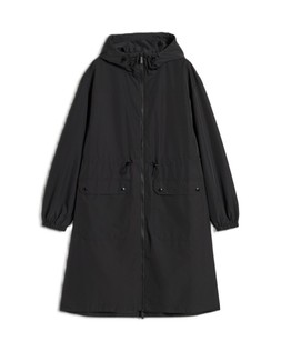 Black Fashion Raincoat