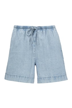 Lightwash Blue Fluer Denim Short