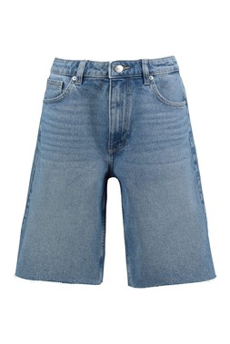 Navy Indigo Mid Length Short