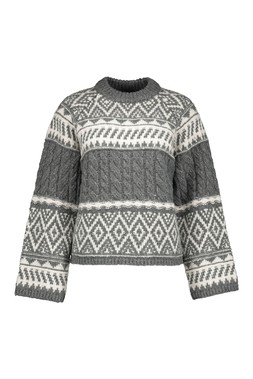 Grey Fairisle Jumper