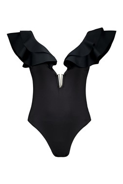 Black Frill Edit Swimsuit