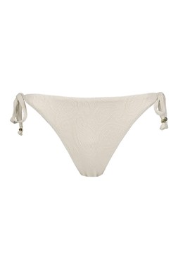 Cream Paisley Bikini Bottom