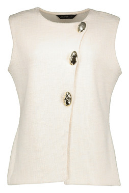 Cream Bellbrook Textured Waistcoat
