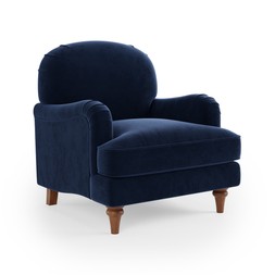 Beatrice II Armchair Matte Vlvt Navy £299
