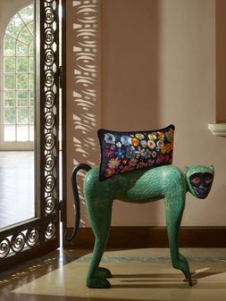 JARDIN DES HESPERIDES MULTICOLORE CUSHION