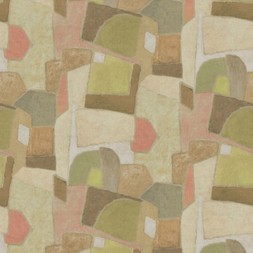 Clay Collage in terracotta (fabric) FDG3166/02