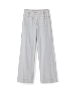 PATCH STRIPE TROUSERS. £45