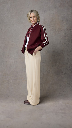 Wide Leg Trousers £40 & Zip through Track Top £36