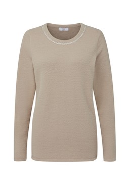 Bead Detail Jumper Oyster £40 AL11744