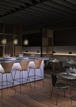 Fritz Hansen Series 7 Dining Chair - Coloured Ash