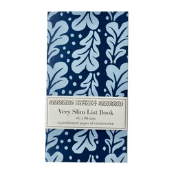 Very Slim List Book Quercus Midnight
