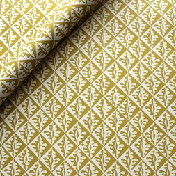 Patterned Paper Oak Leaves Sap Green £3