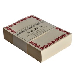 Refill Block of Bordered Notes in Raspberry