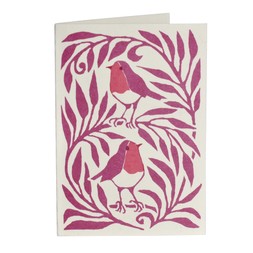 Two Robins Small Card