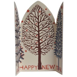 Extra Special Triptych Card Winter Trees