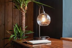 Ribbed Hereford Adjustable Table Lamp
