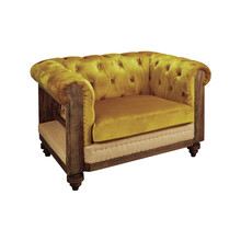 Golden Velvet Chair