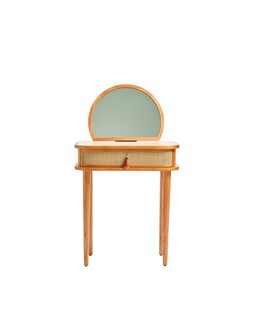 Kinship Rattan Pink Dressing Table & Mirror £595