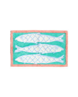 Sardine Green Tufted Rectangular Bath Mat £29.50