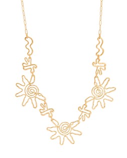 Soleil Sunshine Spiral Statement Necklace £29.5