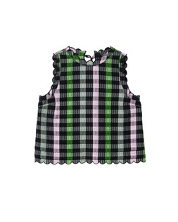 Oliver Bonas Multi Check Shell Top £55