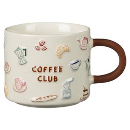 Coffee icon printed mug £3