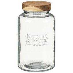 436756 slogan glass jar 2000ml