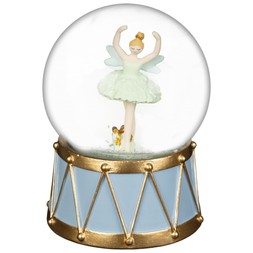DRUM BASE SNOWGLOBE FAIRY £6 (437192)