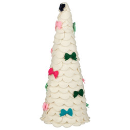 FELT TREE WITH MULTI BOWS £8 (437163)
