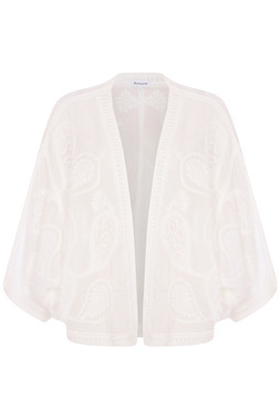 Embroidered Short Sleeve Cover Up £22