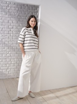 Striped Polo Top £18