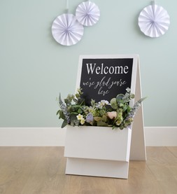 Create & Celebrate White Frame Double-Sided Board £30.00