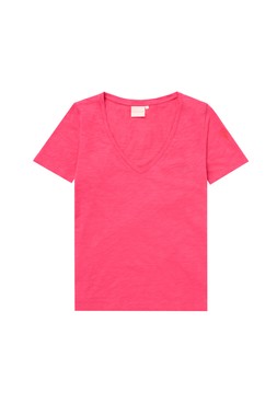 Pink V-Neck T-Shirt