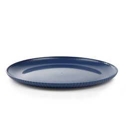 Summer Ribbed 4 Pack Dinner - Navy Plate