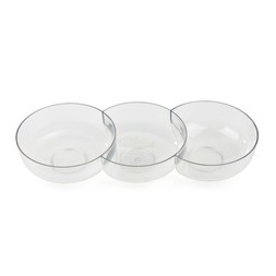 Summer 3 Piece Snack Bowl - Clear