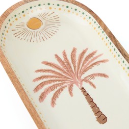 Desert Dusk Mango Wood Oval Serving Plate