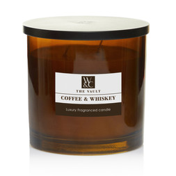 The Vault Coffee & Whiskey 1.24kg Luxury Candle