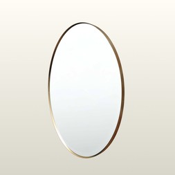 Portland | Oval Gold Mirror | 90x60