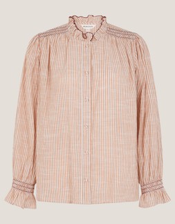 Moliin Vaeda Embroidered Cotton Shirt Pink