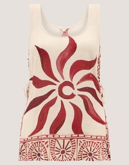 Sunnie Tie Cami Top Ivory