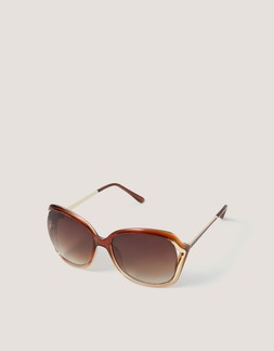 Oversized Ombré Wrap Sunglasses