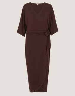 CALLIE JERSEY WRAP DRESS