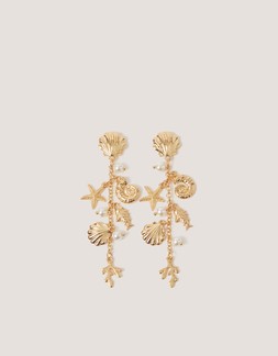 Sea Charm Drop Earrings
