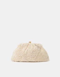 Bridal Cloud Pearl Beaded Mini Bag